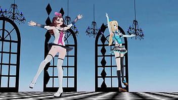 Preview 4 of Batala Kand Xxx - Mirai Akari Tokino Sora Brain Fluid Explosion Girl mmd