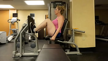 Preview 1 of Webcam Boobs Joi - Danni stretched out by trainer