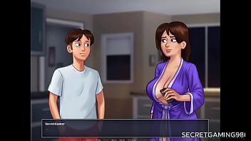 Preview 4 of Sax Shamale - Summertime Saga #03 - Helping The Sexy MILF Neighbor With Her Garden