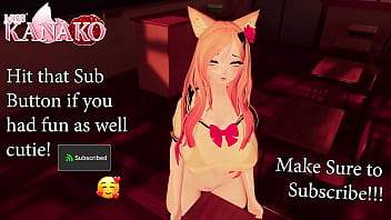 Preview 2 of Girl Verses Animal - I GRIND a DESK and ask you to watch and get TURNED ON!!!! SEXY CATGIRL VTUBER COSPLAY!!!!!!