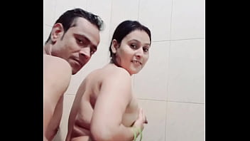 Preview 4 of Italian Hairy Mom - Desi bathroom sex