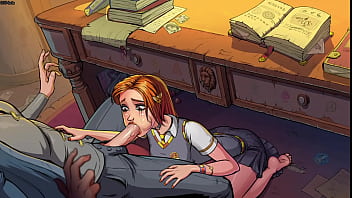 Preview 4 of Anal Overdose 02 - Innocent Witches | Ginny Weasley Blowjob 1