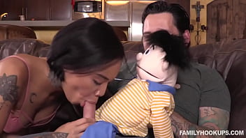 Preview 2 of First Time Chut Chudai Video - Puppet Insanity with Tommy Pistol and Honey Gold