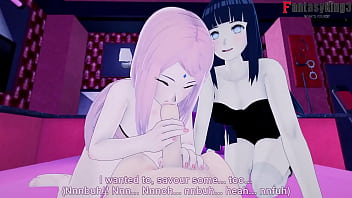 Preview 4 of Massage Nun Mom - Hinata Hyuga and Sakura Threesome | Naruto Shippuden | Short version