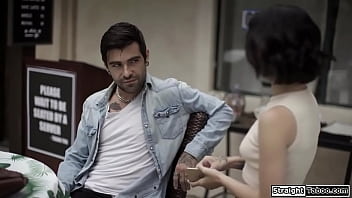 Preview 1 of Cut Street Road - Tattooed barista anal fucked by a client