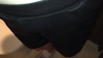 Preview 2 of Outside Mast - Karon191 takes off his shorts and wears trunks.