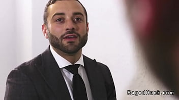 Preview 1 of Out Of Stok - Real estate agent is fucked for a job in the office