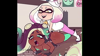 Preview 1 of Cute Casti G - Splatoon Pearl x Marina Futa animation with Sound