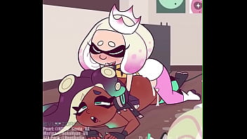 Preview 4 of Cute Casti G - Splatoon Pearl x Marina Futa animation with Sound