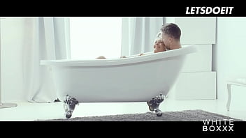 Preview 1 of Www M F U Q Com - Hungarian Babe Blue Angel Sensual Fuck In The Bath With Lover - WHITEBOXXX
