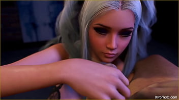 Preview 2 of Seachdad Japan Sxe Sister - 3D Porn Busty Cute babe blowjob POV Teaser