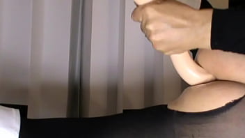 Preview 1 of Akila Sex Video - Anal dildo doppio liscio a