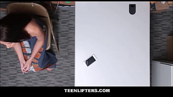 Preview 1 of Hot Sex Itali - TeenLifters - Petite Latina Shoplifter Makes Anal Sex Agreement With Security Guard - Avi Love