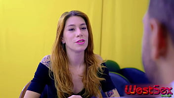 Preview 1 of Real Small Girl Xxxx - Beautiful natural redhead came to my office to sort out her life and I resolved my horniness by fucking this delicious Latina