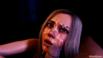 Preview 1 of Tania Chica Edercom - 3D Porn Anime Hentai Blonde Girl Facial Cum Teaser