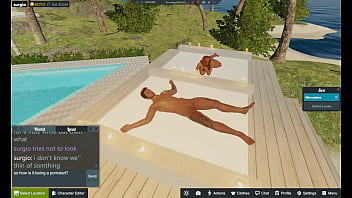 Preview 1 of Sister Pohne - Mercedes on a island tour stranded and fucked by te captain