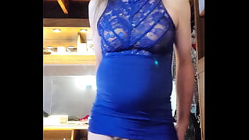 Preview 4 of Dawes Wwwwwwwwxxxx - Cock Teasing In A Blue Dress pt. 2