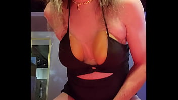 Preview 3 of Sunny Leone Xxyx Video - Riding My Dildo In A Black Halter Dress