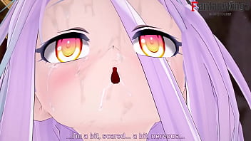 Preview 3 of Amber Doig Thorne Nudes - Shiro turns 18 today and I give her his gift | No Game No Life | short