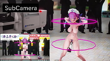 Preview 3 of Emiko Mazurek - Hololive Minato Aqua sexdance mmd