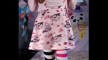 Preview 1 of Brazres Com - &quot_Stiff&quot_ skirt femboy tease