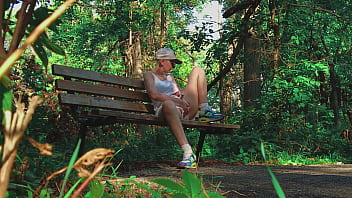 Preview 2 of Mom And Son Kissing Libon - Forest orgasm