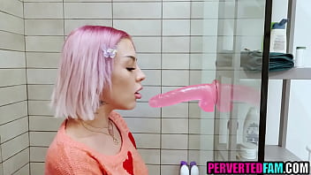 Preview 3 of Xxnx Vidos Sex - Stepdaughter makes a masturbation video to tease stepdad