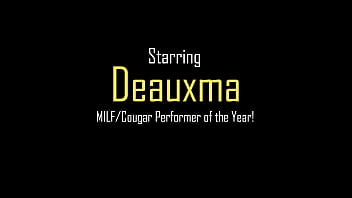 Preview 1 of Assumes Xxx Video In - Bed Wetting Cougar Deauxma Shoots Her Cunt Cream On Her Bed!