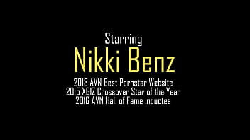 Preview 1 of Aliaa Xxx - Canadian Star Nikki Benz Strips Teases And Plays With Our Minds!
