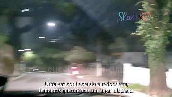 Preview 1 of Shy Czech Girl - Motoboy desconhecido fodeu meu cuzinho sem camisinha no Mirante da Lapa na frente do Marido Corno - Dogging 28 | CRISVIP - Cristina Almeida