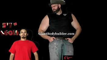 Preview 1 of Neighbor Japane - Gay Giant tall Bodybuilders,  muscle domination!