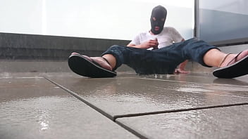 Preview 2 of Brezar Sex Video - Masturbation in the rain