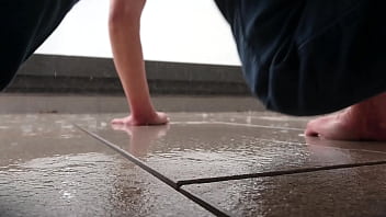 Preview 1 of Brezar Sex Video - Masturbation in the rain