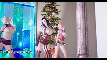 Preview 3 of Nood Sexy Porn - [MMD] TWICE-Feel Special Hot Striptease Hinata Sakura Ino Yamanaka Naruto Hentai 3D Porn Uncensored