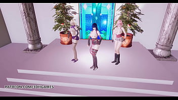 Preview 4 of Nood Sexy Porn - [MMD] TWICE-Feel Special Hot Striptease Hinata Sakura Ino Yamanaka Naruto Hentai 3D Porn Uncensored