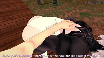 Preview 1 of Blad Gant Anglena Whte - 2B POV sex | Nier: Automata | Short