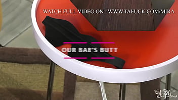 Preview 2 of Porn Viedo Sunny Leone - Our Babysitter&#039_s Butt / TransAngels  / download full from www.tafuck.com/mira