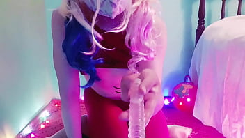 Preview 3 of Video Porn Clasic Movies - Trailer Tranny Harley Quinn se folla duro su delicioso culo redondo - Maddy Diamond