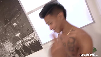 Preview 2 of Boni Girl And Long Boy Rep Sex - Casting - Brett Kollins