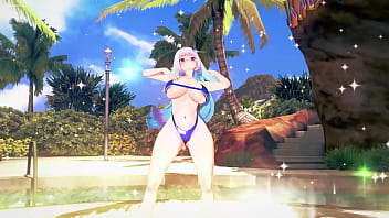 Preview 1 of Anal Marocaine Hwa F Terma - Nijisanji Lize Helesta WiggleWiggle mmd