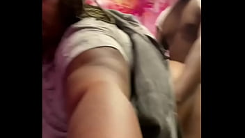 Preview 3 of Boob Pressing Lesbian - Caught fucking in the elevator by mall security