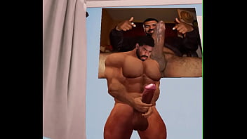 Preview 3 of Tube Mature Gay - massive hunk cam heyward and his massive cock