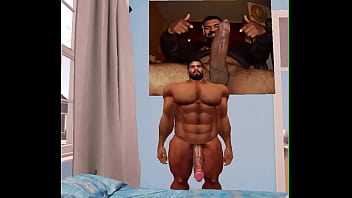 Preview 1 of Tube Mature Gay - massive hunk cam heyward and his massive cock