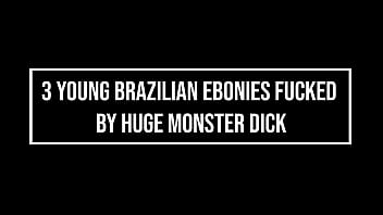 Preview 1 of Pakistan Lahore Xnxx - 3 young brazilian ebonies fucked by huge monster cock (Anal,  nude beach,  Monster cock,  ATOGM,  ATM,  1on3( FFFM ) ,  public sex ,  ebony,  IR) OB223