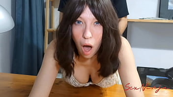 Preview 3 of Shave Pussycat Hair - Tenant Pays the Rent with Her Pussy