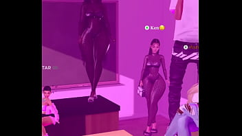 Preview 2 of Nipple Biting Pain - Hoodrats argueing on IMVU
