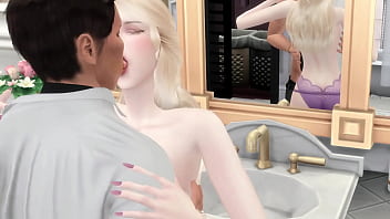Preview 2 of 24age Sex - My boss fucking my wife 02-during party secretly in bathroom-sims 4 porn romantic sex