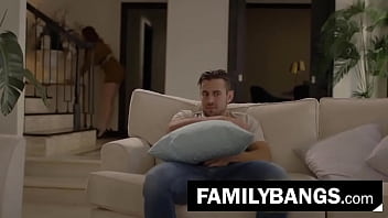 Preview 1 of Shada Kapur Xxvideo - FamilyBangs.com ⭐ Stepmom Came Home Early and Found her Brat Stepson Masturbating,  Dante Cole,  Lauren Phillips