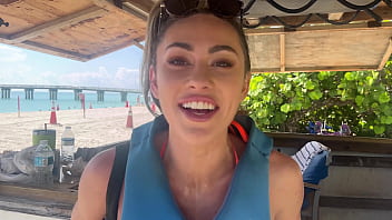 Preview 1 of Skinny Puss - JetSki POV Fuck With Wild Mackenzie Mace And Aquatic Voyeurs. I LOVE MIAMI!!