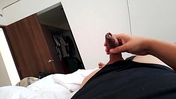 Preview 1 of Ago Xxx Girl - Jacking off my uncut cock,  fleshlight session. September 3,  2023.